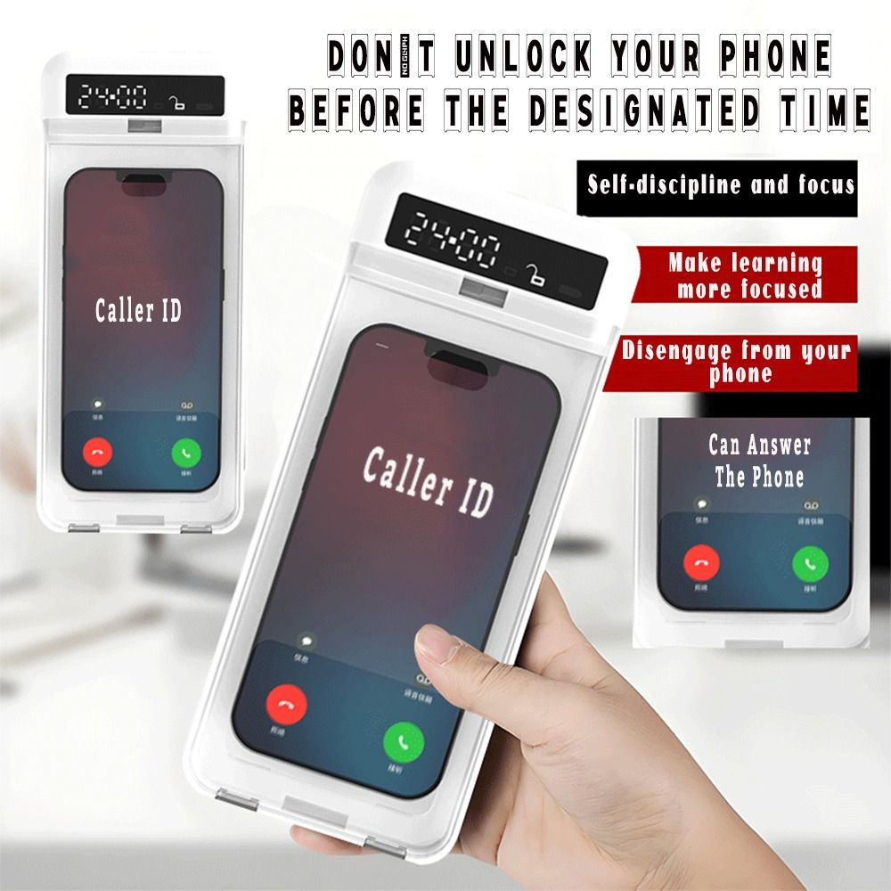 Medicine Cabinet Lock - Caixa de Bloqueio de Telefone Portátil
