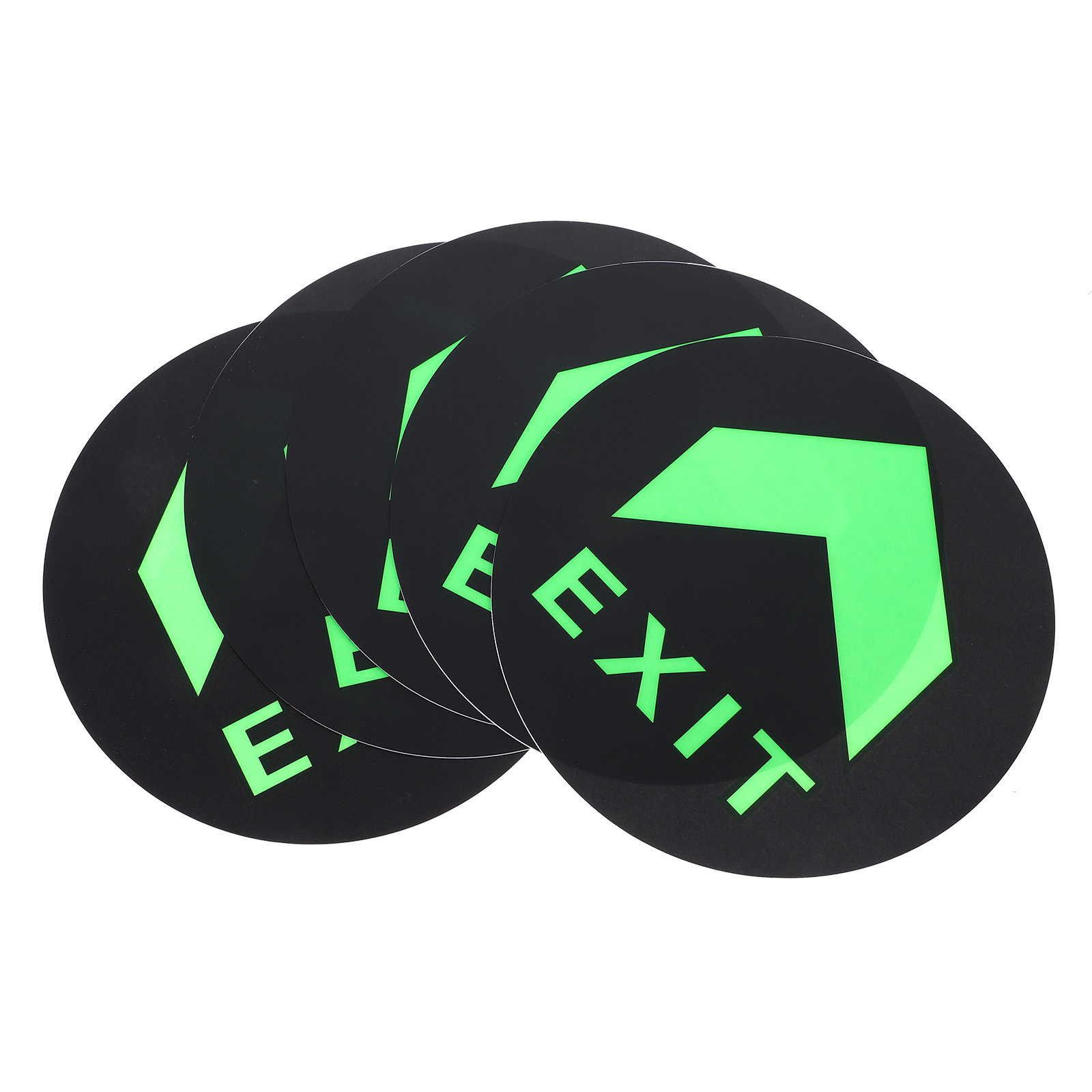 5 Adesivos de Chão Luminosos N - Emergency Exit Sign avaliação e preço