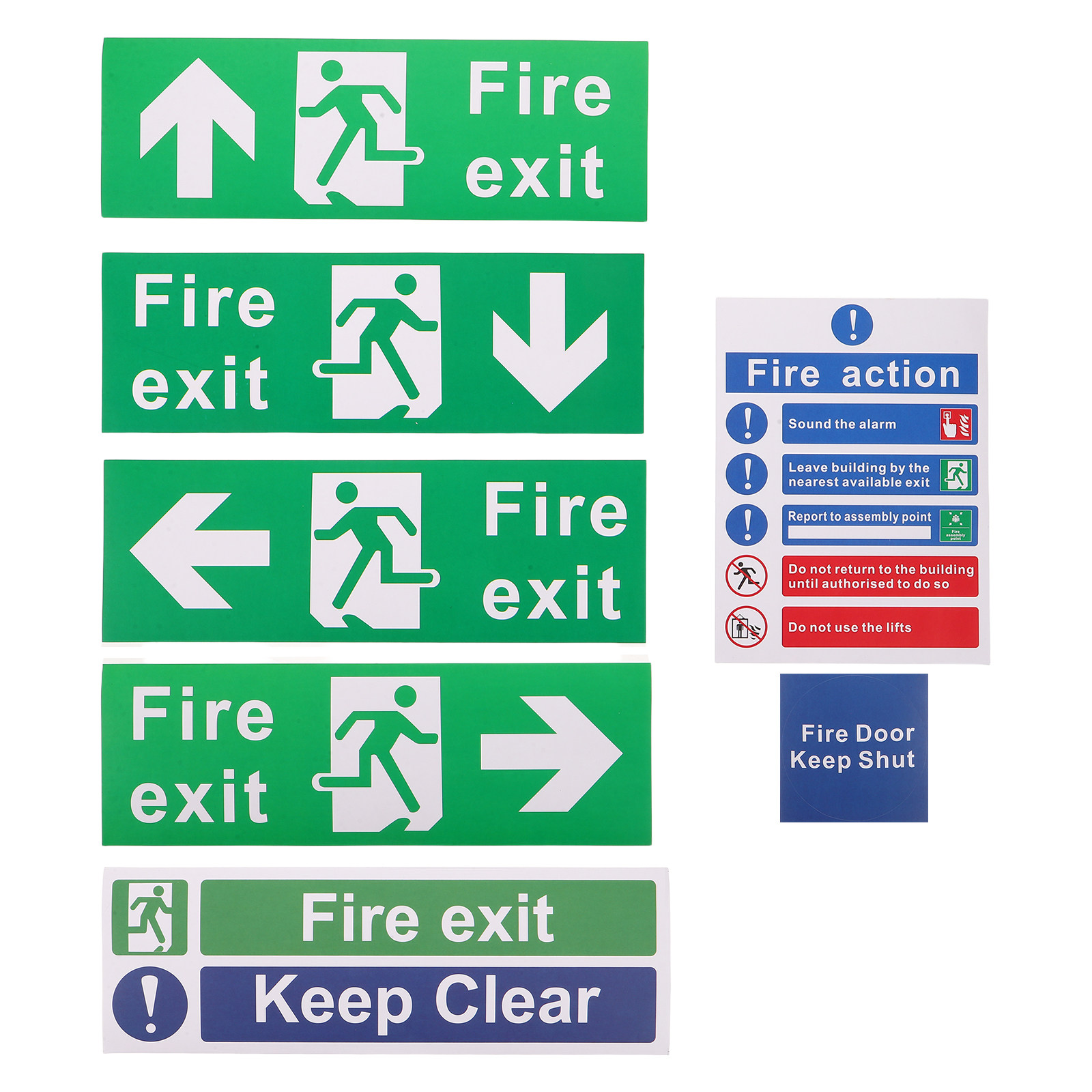 21 Peças de Sinais de Saída de - Emergency Exit Sign avaliação e preço