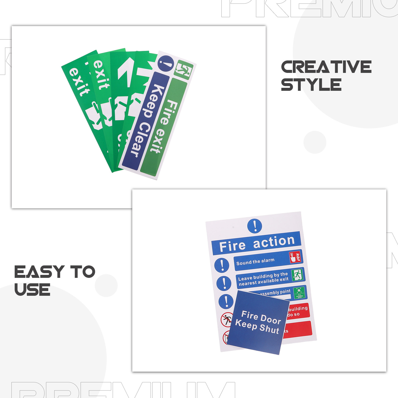 21 Peças de Sinais de Saída de - Emergency Exit Sign avaliação e preço