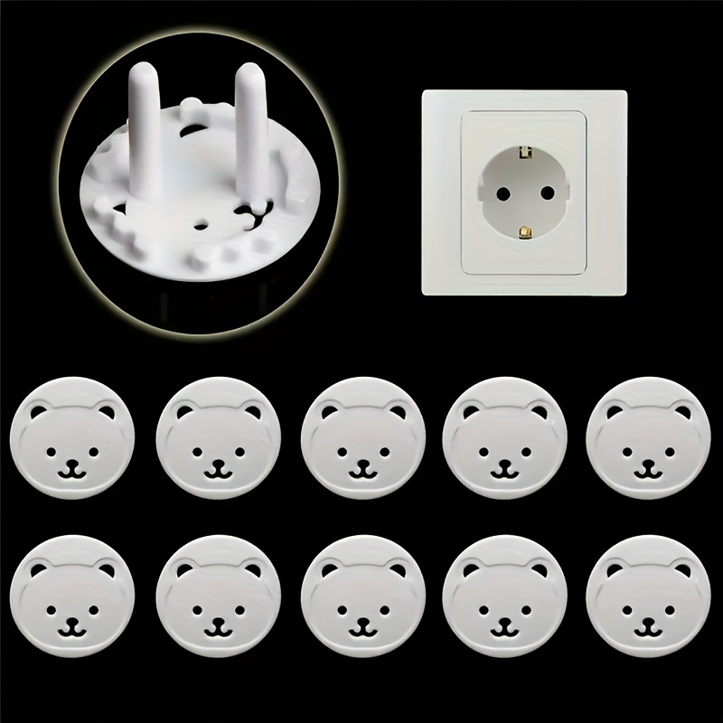 10 pçs urso tomada de energia  - Outlet Cover Baby avaliação e preço