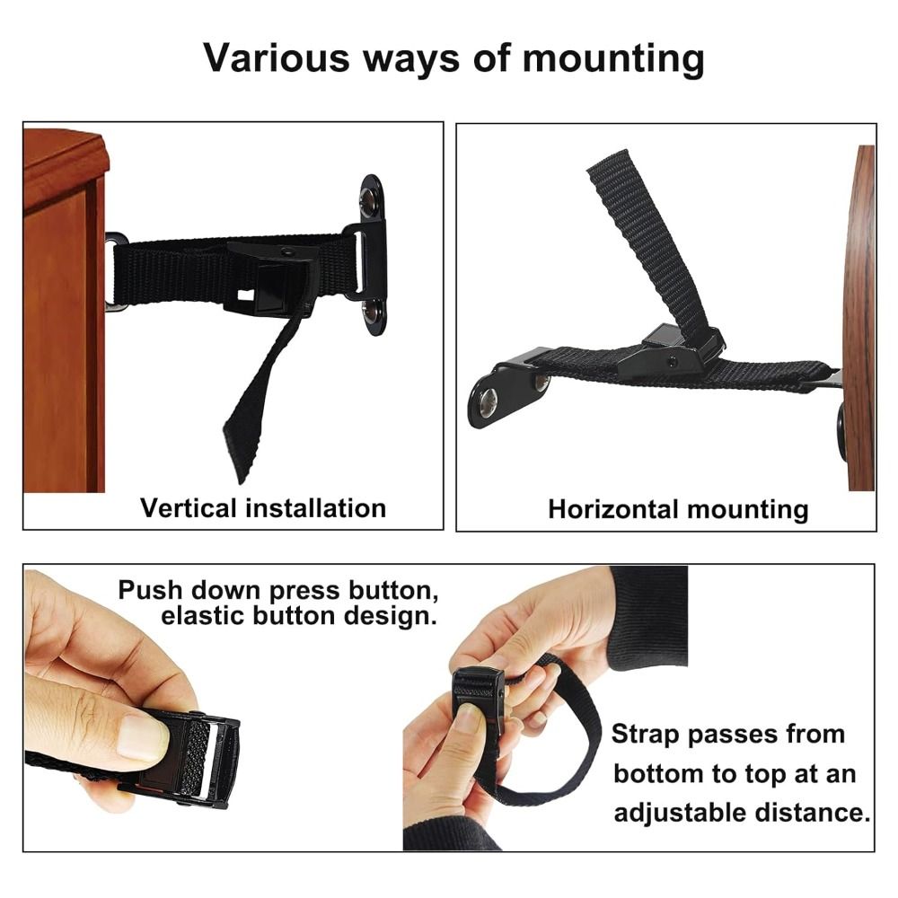 Ancoragens para móveis à prova - Earthquake Anchor Strap avaliação e preço